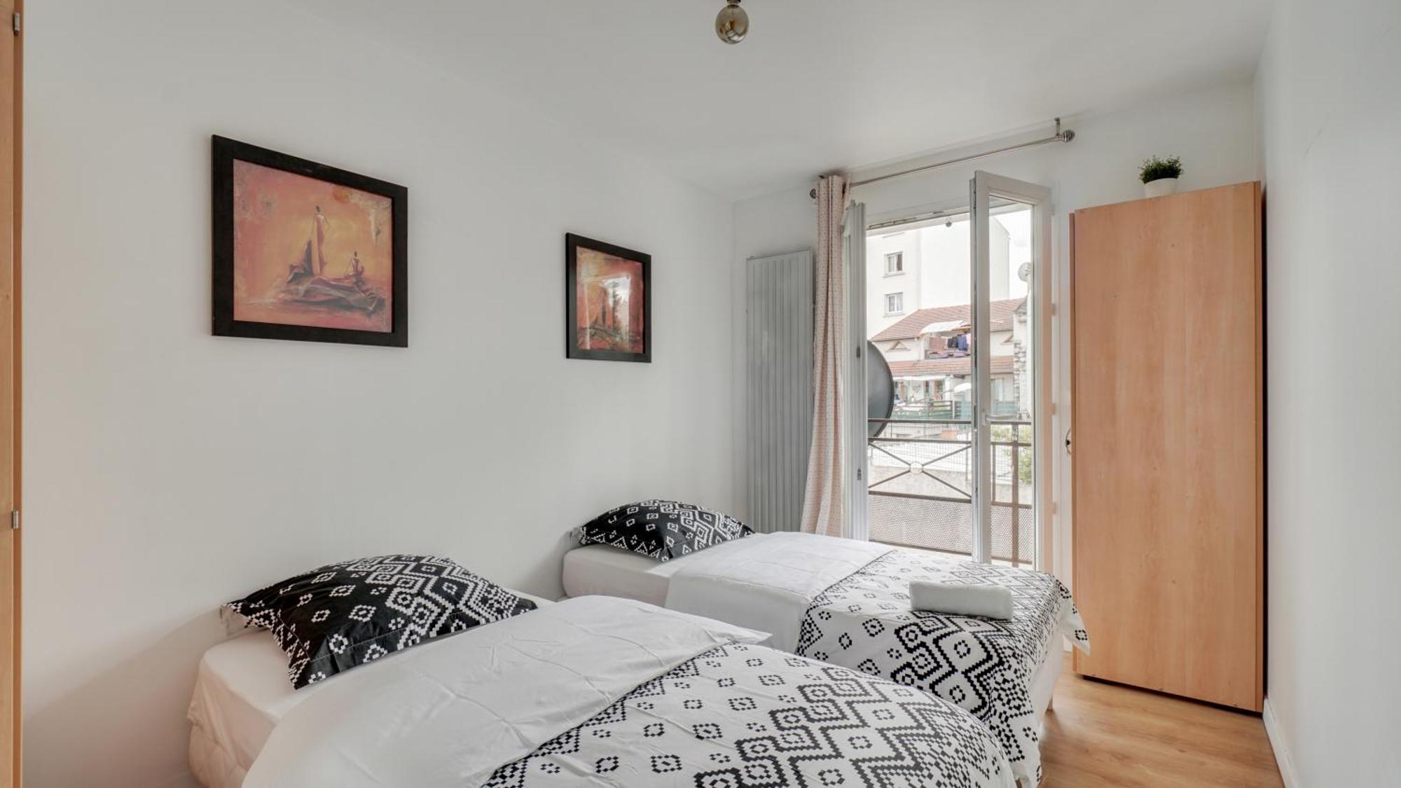 Chic Apart With Parking Near Paris Aubervilliers Extérieur photo